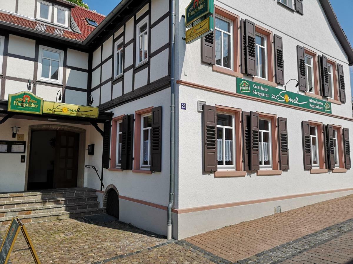 Alsbach-Hähnlein Zur Sonne酒店 外观 照片